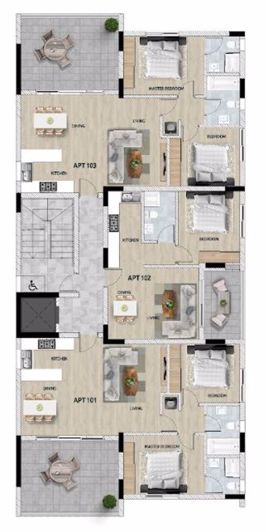 Image No.10-Appartement de 2 chambres à vendre à Aradippou