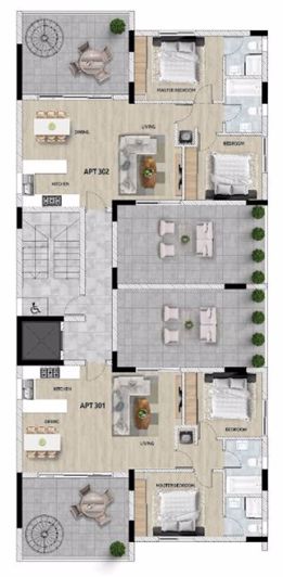 Image No.13-Appartement de 2 chambres à vendre à Aradippou