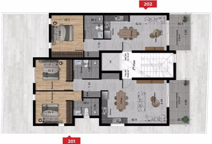 Image No.10-2 Bed Apartment for sale