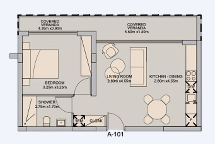 Image No.12-Appartement de 1 chambre à vendre à Kato Paphos