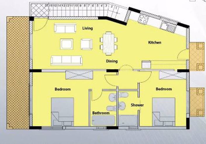 Image No.15-2 Bed Apartment for sale