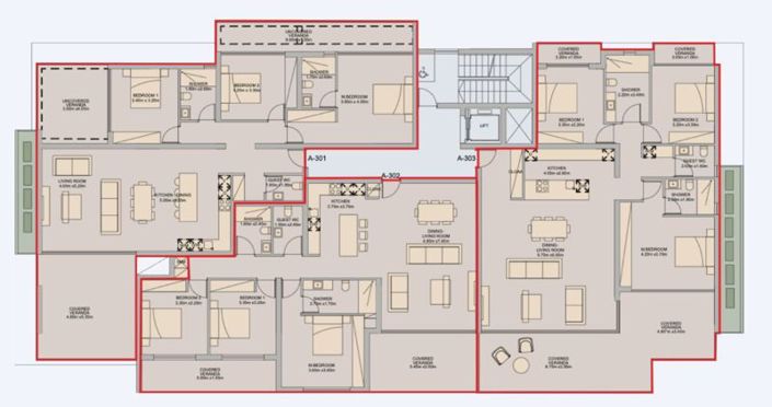 Image No.13-3 Bed Apartment for sale