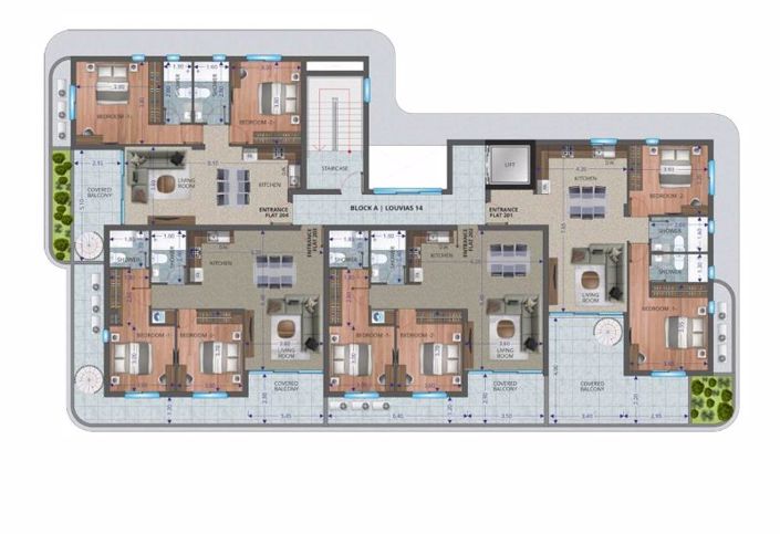 Image No.10-Appartement de 2 chambres à vendre à Leivadia