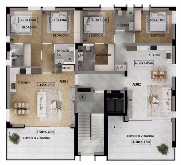 Image No.18-Appartement de 2 chambres à vendre à Larnaca