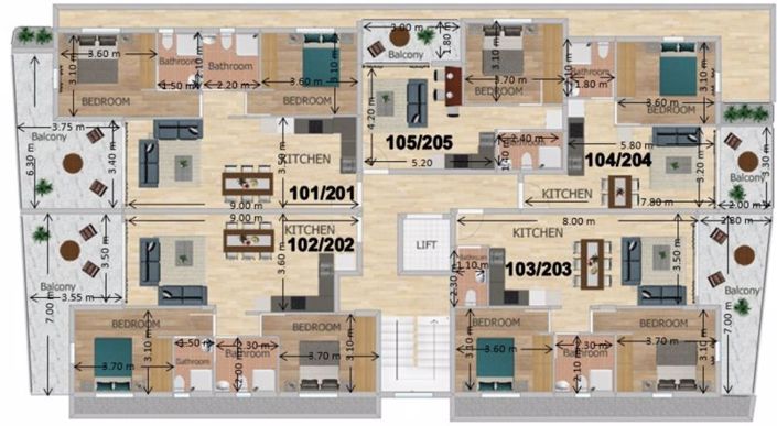 Image No.8-2 Bed Apartment for sale