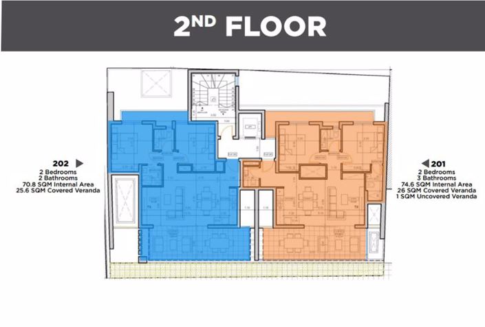 Image No.4-Appartement de 2 chambres à vendre à Larnaca