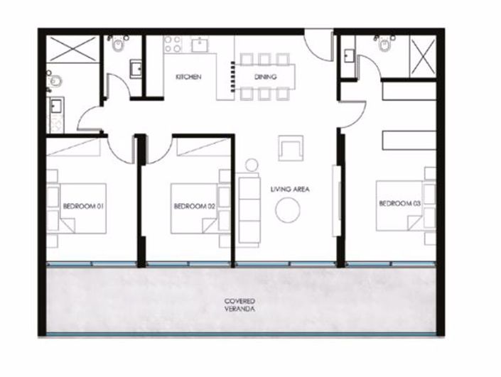 Image No.9-3 Bed Apartment for sale