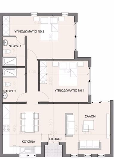 Image No.7-Bungalow de 2 chambres à vendre à Frenaros