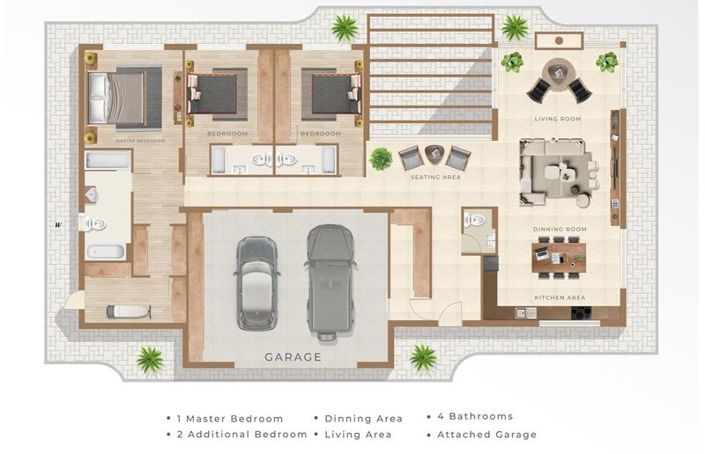 Image No.13-Bungalow de 3 chambres à vendre à Kouklia