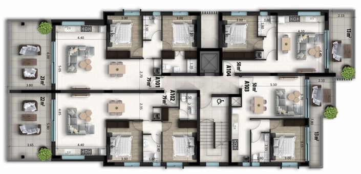 Image No.13-1 Bed Apartment for sale