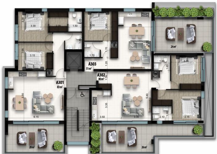 Image No.16-Appartement de 1 chambre à vendre à Faneromeni