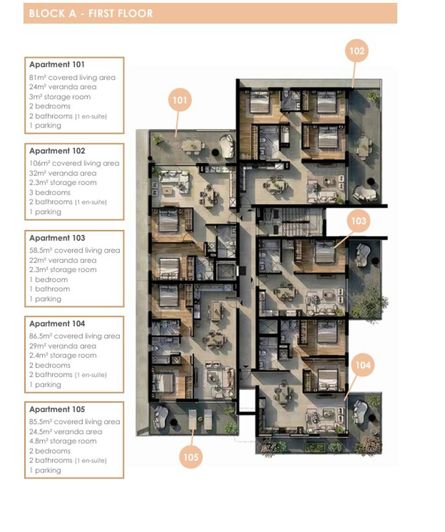 Image No.32-3 Bed Apartment for sale