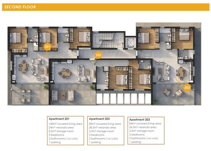 Image No.23-3 Bed Apartment for sale