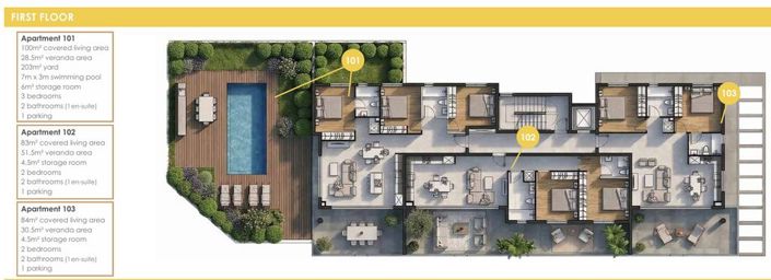 Image No.23-3 Bed Apartment for sale