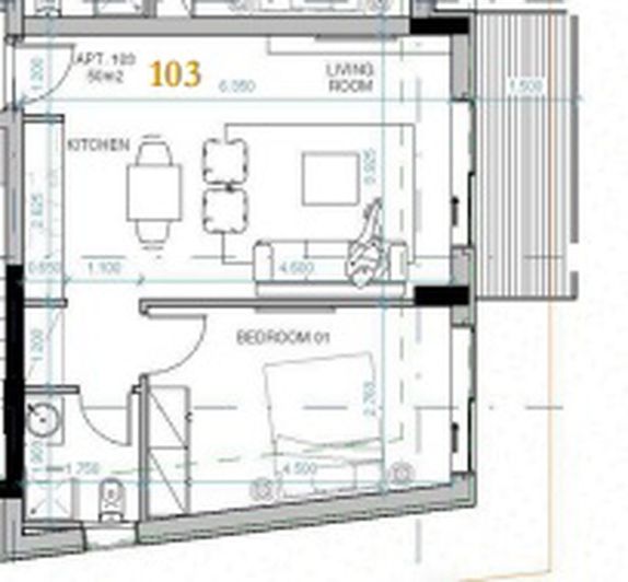 Image No.10-1 Bed Apartment for sale