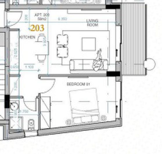 Image No.11-1 Bed Apartment for sale
