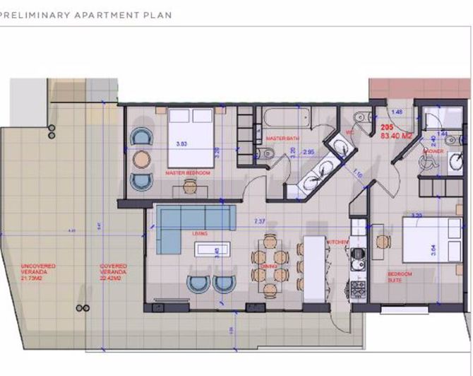 Image No.20-Appartement de 2 chambres à vendre à Chloraka