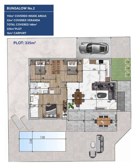 Image No.21-3 Bed Bungalow for sale