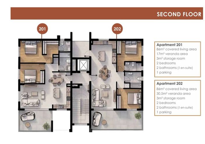 Image No.34-2 Bed Apartment for sale