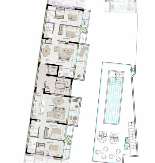 Image No.14-2 Bed Apartment for sale