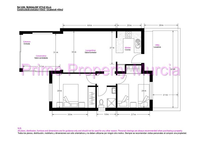 Image No.19-2 Bed Villa for sale