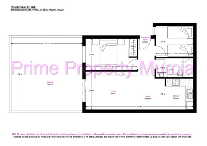 Image No.24-2 Bed Apartment for sale