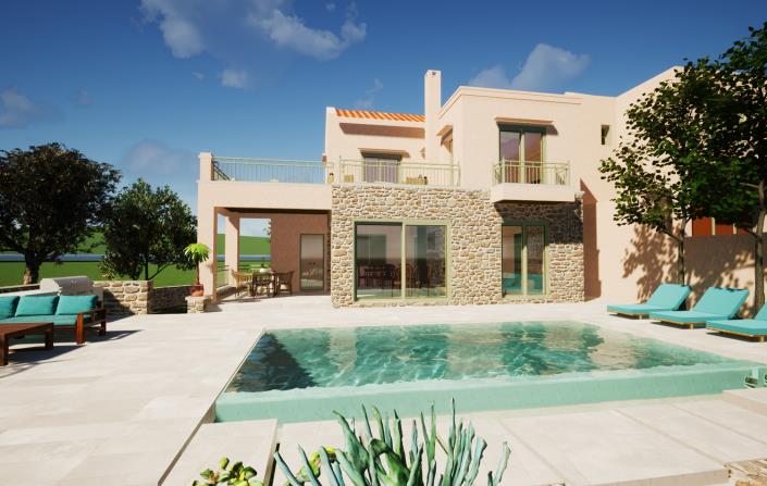 Image No.3-Maison / Villa de 4 chambres à vendre à Gerani