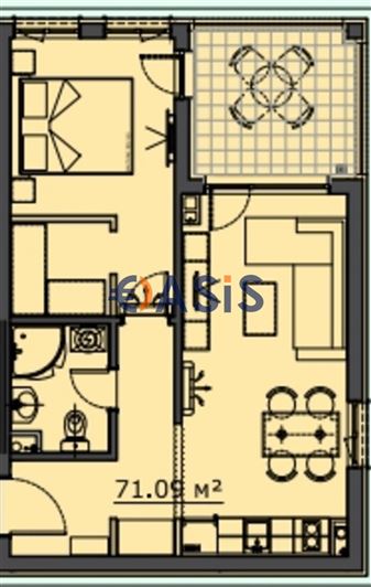 Image No.1-Appartement de 2 chambres à vendre à Sunny Beach