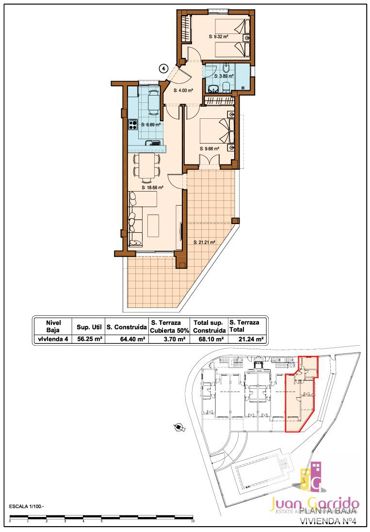 Image No.34-2 Bed Apartment for sale