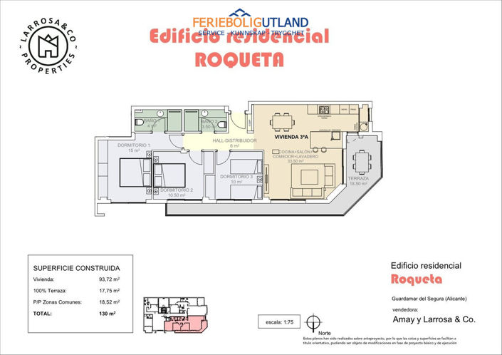 Image No.40-3 Bed Apartment for sale