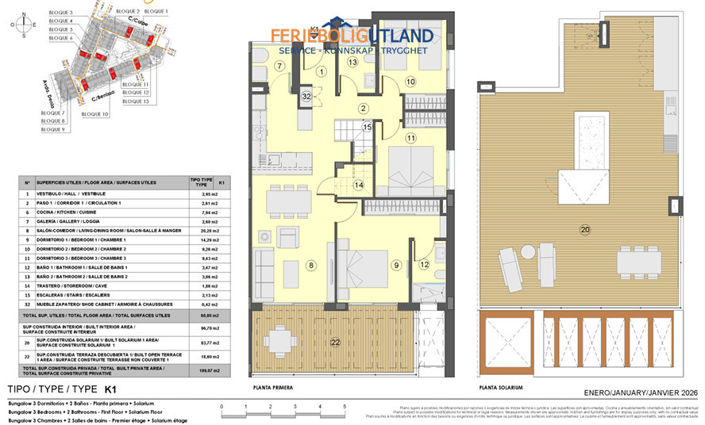 Image No.9-Bungalow de 3 chambres à vendre à Los Balcones