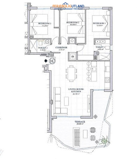 Image No.16-3 Bed Apartment for sale