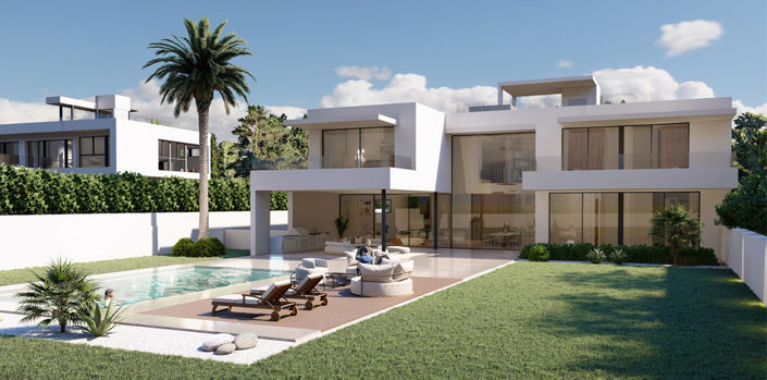 Image No.1-Villa / Détaché de 4 chambres à vendre à Elviria