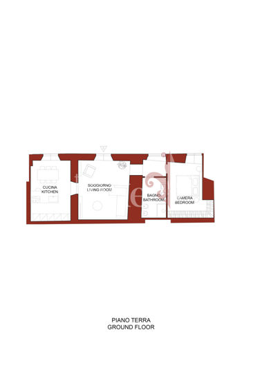 Image No.15-Appartement de 1 chambre à vendre à Gambassi Terme