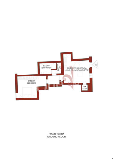 Image No.18-Appartement de 1 chambre à vendre à Gambassi Terme