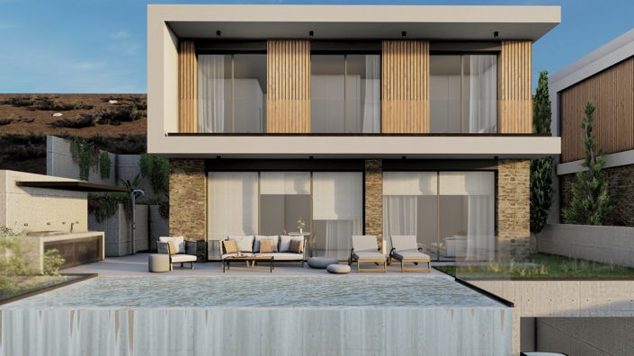 Image No.3-Maison de 4 chambres à vendre à Geroskipou