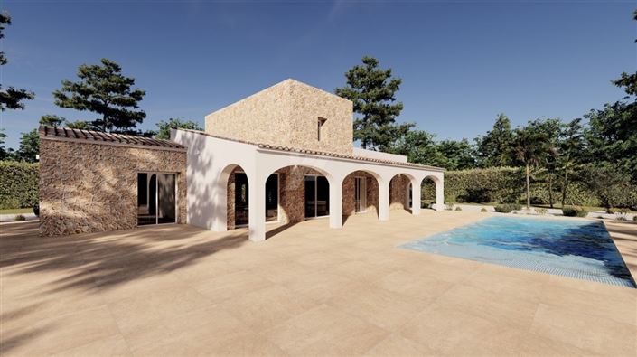 Image No.1-Finca de 3 chambres à vendre à Benissa