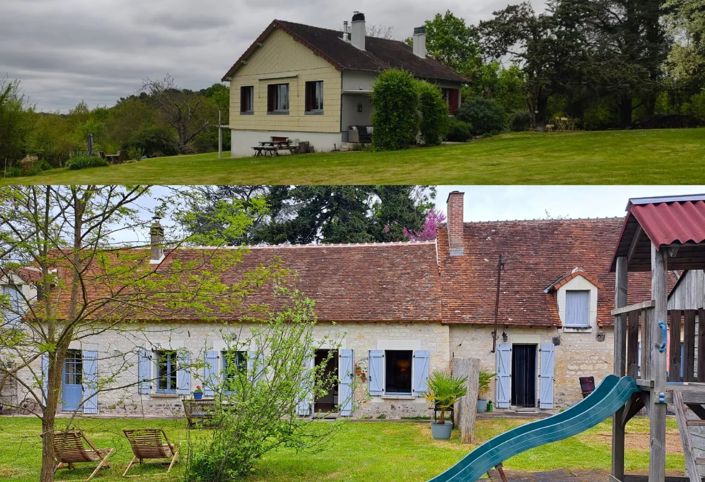 For sale: House and 2 gîtes with income in Villentrois, Indre