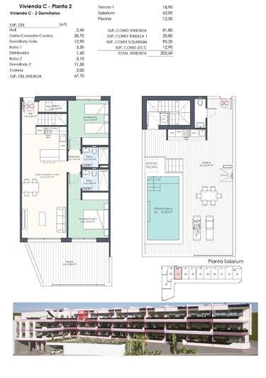 Image No.33-2 Bed Apartment for sale