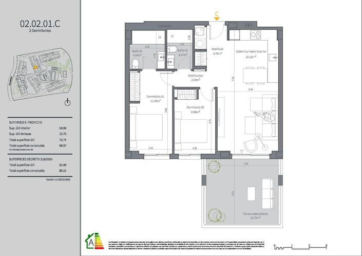 Image No.21-2 Bed Apartment for sale