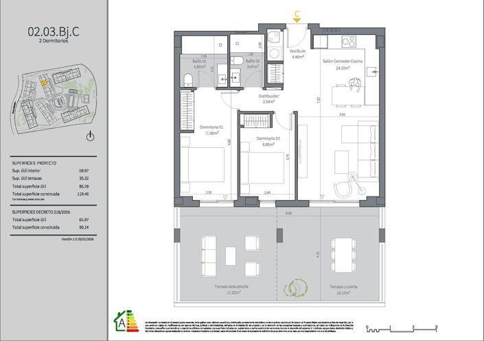 Image No.23-2 Bed Apartment for sale