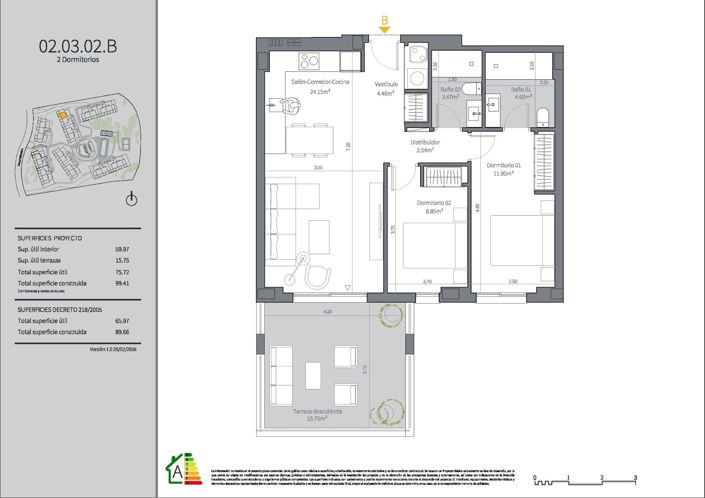 Image No.25-2 Bed Apartment for sale