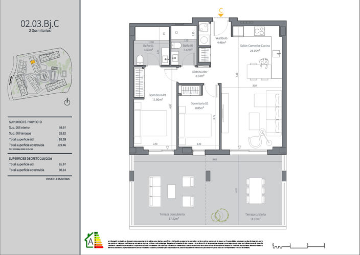 Image No.36-2 Bed Apartment for sale