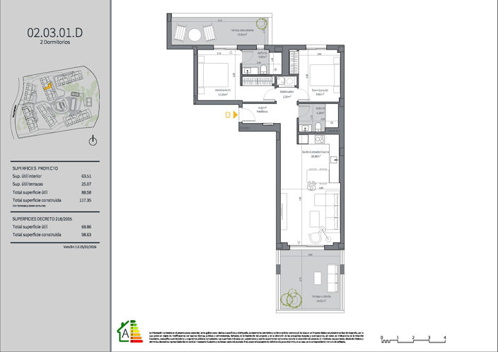Image No.37-2 Bed Apartment for sale