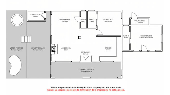 Image No.50-3 Bed Country House for sale