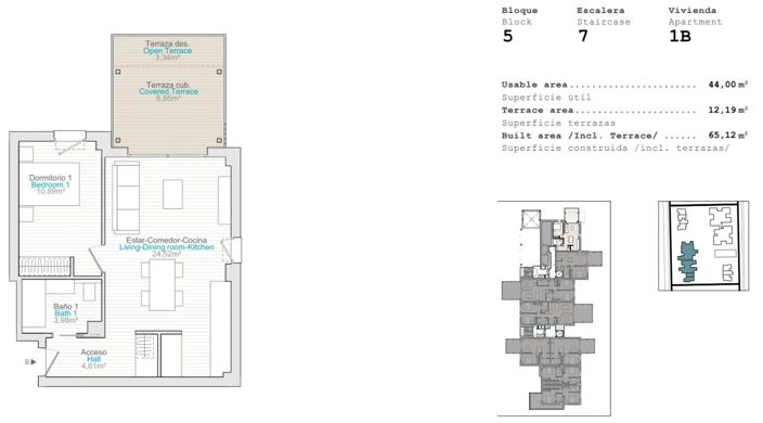 Image No.22-Appartement de 1 chambre à vendre à El Verger
