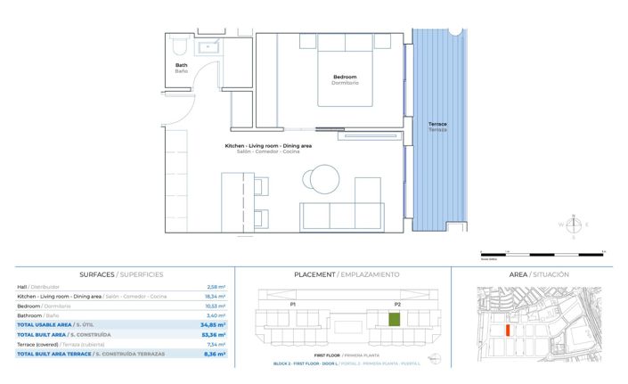 Image No.11-1 Bed Apartment for sale