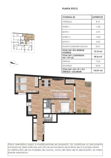 Image No.36-2 Bed Penthouse for sale