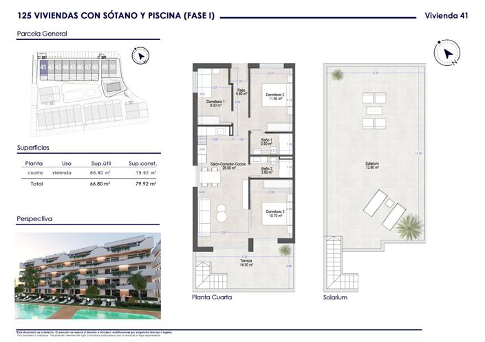 Image No.21-3 Bed Penthouse for sale