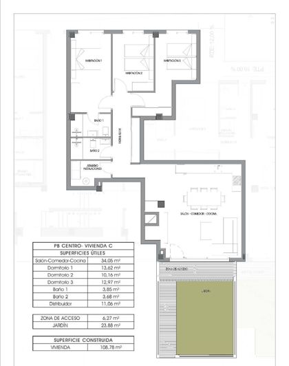 Image No.20-3 Bed Apartment for sale
